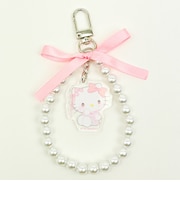サンリオ ハローキティ リボンパールキーチェーン バレエコア  Sanrio
