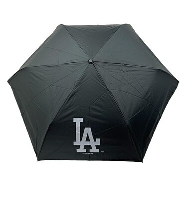 MLB(メジャーリーグ) ドジャース 折りたたみ傘 ブラック 晴雨兼用
