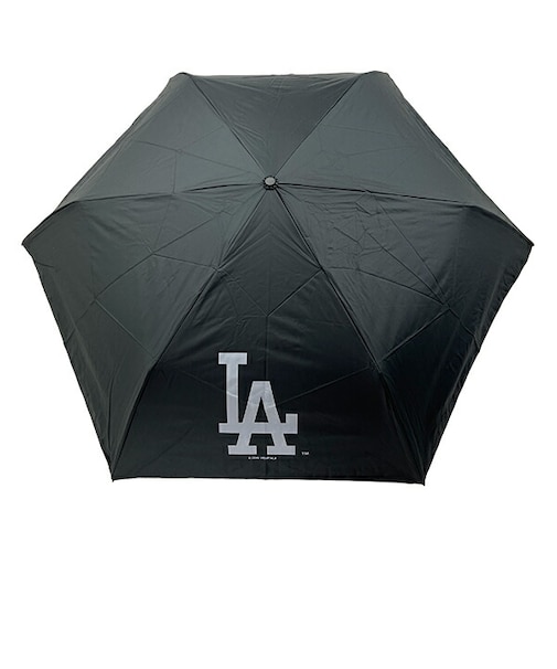 MLB(メジャーリーグ) ドジャース 折りたたみ傘 ブラック 晴雨兼用