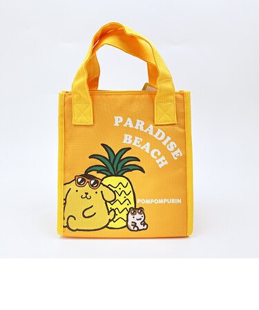 サンリオ 日焼け ポムポムプリン 三角マチ保冷バッグ ランチ Sanrio