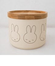 ミッフィー miffy バンブーフタ付きキャニスター(ならびミッフィー) キッチン