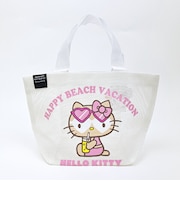 サンリオ 日焼け キティ メッシュバッグ ホワイト Sanrio