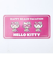サンリオ 日焼け キティ ナンバープレートマグネット ピンク Sanrio