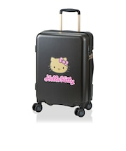 サンリオ 日焼け ハローキティ スーツケース 33L (ブラック) キャリーケース Sanrio