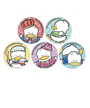 サンリオ あひるのペックル 35th トレーディング缶バッジ 全5種 コンプリートセット 日本製 Sanrio