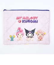サンリオ マイメロディ&クロミ キルティングポーチ 日本製 Netflix Sanrio