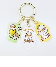 サンリオ コロコロクリリン 3チャームキーホルダー Sanrio