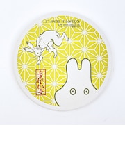 ミッフィー miffy ×鳥獣戯画 吸水コースター丸型 キッチン