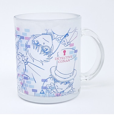 名探偵コナン キッド ラインアート ガラスマグカップ コップ 日本製