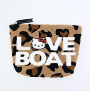 サンリオ ハローキティ × LOVEBOAT(ラブボート) さがらポーチ ロゴ ヒョウ柄 Sanrio