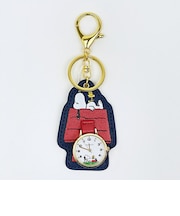 スヌーピー ダイカットチャームウォッチ ネイビー 時計 SNOOPY