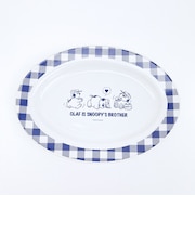 スヌーピー オラフ 楕円プレート 食器 SNOOPY
