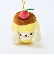 サンリオ ポムポムプリン ぬいぐるみキーホルダー なりきり食べ物 Sanrio