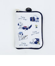 スヌーピー enjoy your trip トラベルスリムウォレット お財布 カードケース SNOOPY