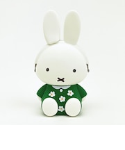 ミッフィー miffy シリコンがまぐちポーチ 3D POCHI グリーン ポーチ
