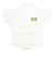 水森亜土 ワンポイント柄 ハイネック半袖Tシャツ(L) ホワイト アパレル