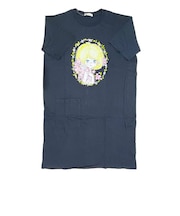 水森亜土 スーパーBIGTシャツ(M) ワンピース ネイビー アパレル