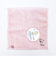 スヌーピー PEANUTS 75th かるわた ミニタオル ピンク ハンカチ 今治 日本製 西川 SNOOPY