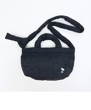 スヌーピー 2WAYデリショルダーバッグ マットブラック ROOTOTE ルートート SNOOPY