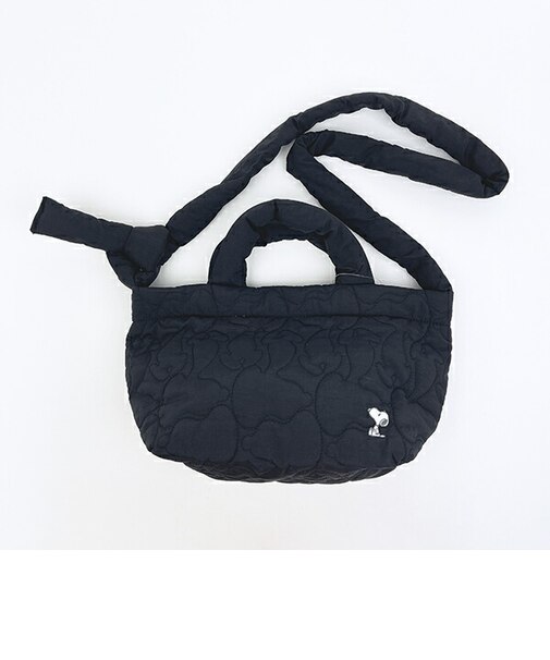 スヌーピー 2WAYデリショルダーバッグ マットブラック ROOTOTE ルートート SNOOPY