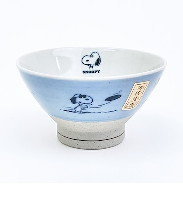 スヌーピー ジョー・クール 波佐見焼 茶碗 空色 食器 日本製 SNOOPY