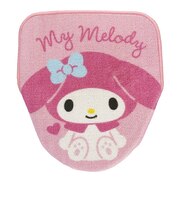 サンリオ マイメロディ&クロミ トイレタリー(トイレマット・便座カバー)2点セット ちょこんとハート Sanrio