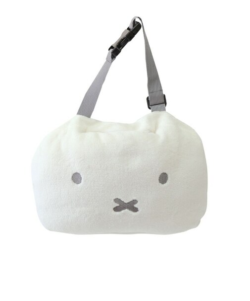 ミッフィー miffy ヘッドレスティッシュケース (ホワイト) カー用品