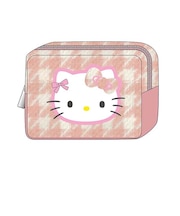 サンリオ ハローキティ 千鳥格子シリーズ マルチポーチ ピンク 平成レトロ Sanrio