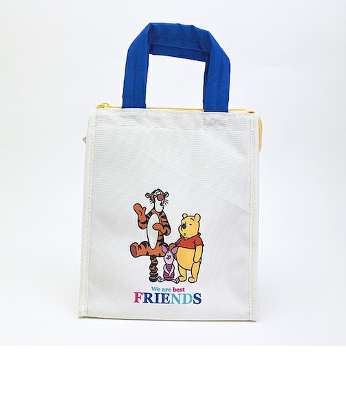 ディズニー くまのプーさん スクエアランチバッグ(M) POOH FUNNY FACES お弁当 Disney