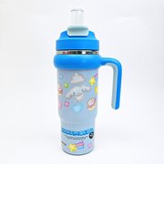 サンリオ シナモロール ハンドル付2WAYストローステンレスタンブラー 水筒 ランチ シナモン Sanrio
