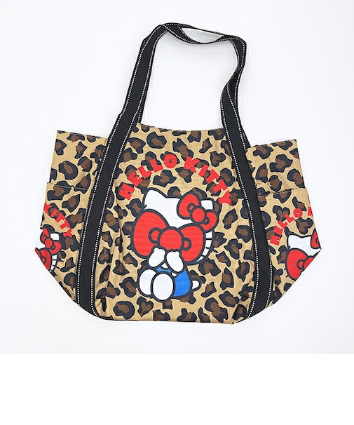 サンリオ ハローキティ 目隠し バルーントートバッグ レオパード Sanrio