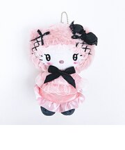 サンリオ ハローキティ マスコット ぬいぐるみポーチ ふわふわケープ ピンク sanrio