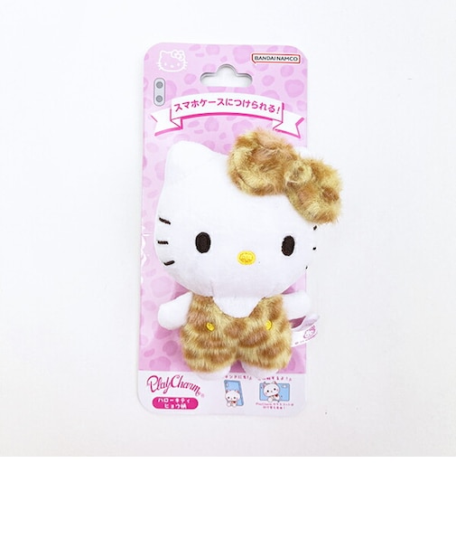 サンリオ キティ PlayCharm ヒョウ柄 スマホ用品 iPhone Android sanrio