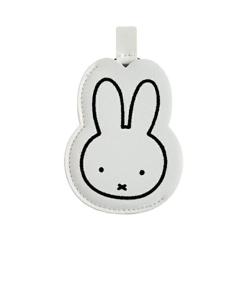 ミッフィー miffy ケース付き薄型ミラー ホワイト