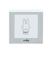 ミッフィー miffy メモパッド・スクエア グレー 文具 日本製