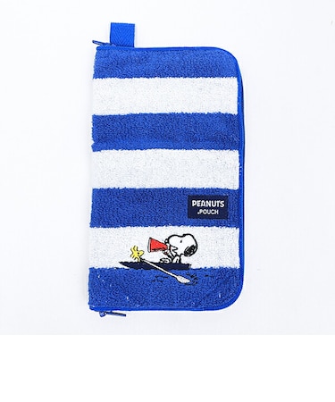 スヌーピー ボーダー どっとポーチ キープスタンド SNOOPY