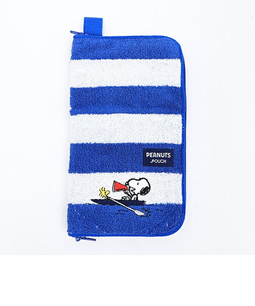 スヌーピー ボーダー どっとポーチ キープスタンド SNOOPY