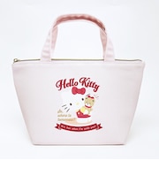 サンリオ ハローキティ バッジロゴ 保冷帆布ランチバッグ SANRIO
