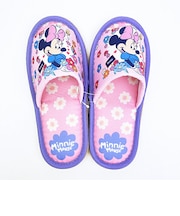 ディズニー ミニーマウス スリッパ フラワーファーム (22~24cm) キッチン Disney