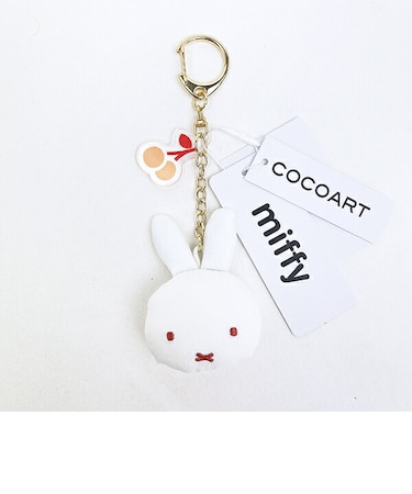 ミッフィー miffy ちりめんキーホルダー (さくらんぼ) はんなりフラワー