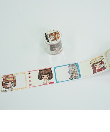内藤ルネ ルネガール ロール付き付箋 文具