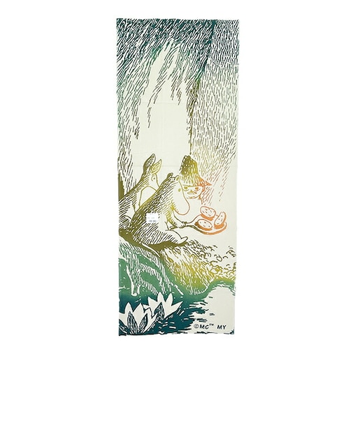ムーミン 注染手ぬぐい (ひとやすみ) タオル 日本製 MOOMIN