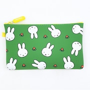 ミッフィー miffy NUU(ヌウ) シリコンポーチ (フラワーグリーン)