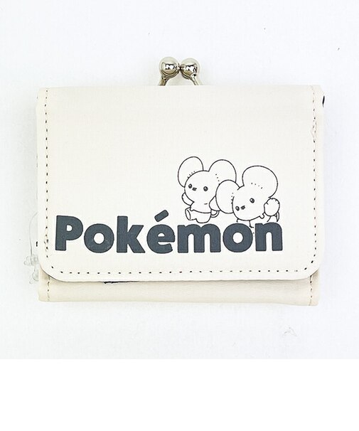 ポケットモンスター ワッカネズミ 3つ折り財布 (アイボリー) ポケモン