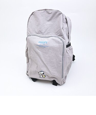 スヌーピー 超軽量たためるリュック グレー ジャーニー SNOOPY