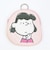スヌーピー ルーシー ダイカット刺繍パスポーチ SNOOPY