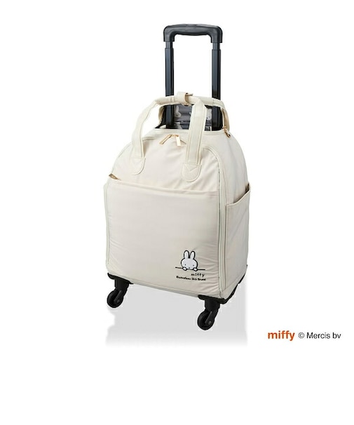 ミッフィー miffy ソフトキャリーバッグ アイボリーフェイス