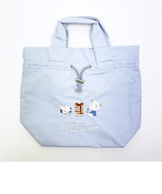 スヌーピー 保冷ランチ巾着バッグ スウィーツスウィーツ ブルー SNOOPY