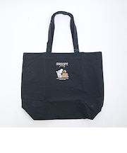 スヌーピー 超軽量トートバッグ ジャーニー ブラック SNOOPY