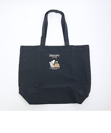 スヌーピー 超軽量トートバッグ ジャーニー ブラック SNOOPY